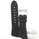 ブルガリ BVLGARI オクト オリジナーレ用 Mサイズ ブラック ラバー 純正SS製尾錠 腕時計パーツ 純正 ラバー ベルト ストラップ 30ｍｍ 尾錠付き ブラック 黒 バンド