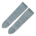 カルティエ Cartier サントス用 クロコバンド グリーン クロコダイル 腕時計パーツ 新品同様 純正 替え ベルト ストラップ Dバックル用 24ｍｍ グリーン 緑