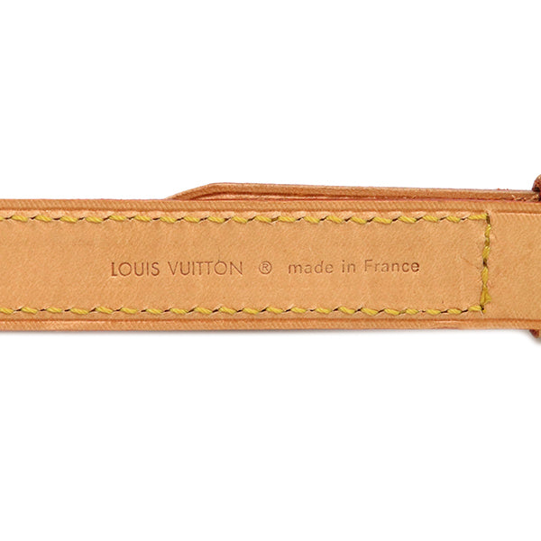 ルイヴィトン LOUIS VUITTON ヌメ革 107cm ブラウン ヌメ革 ショルダーストラップ ゴールド金具 レザー