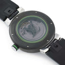 腕時計 ルイヴィトン LOUIS VUITTON タンブール オトマティック ダミエグラフィット レース QA131Z 自動巻き メンズ ブラック 緑 Vロゴ