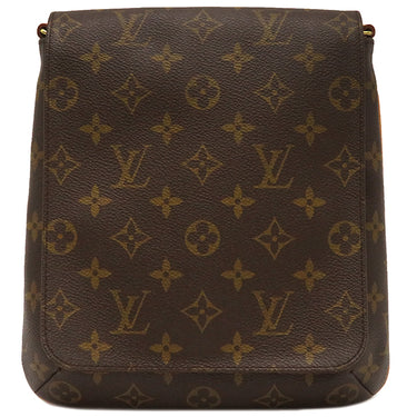 ルイヴィトン LOUIS VUITTON ミュゼット サルサ M51258 モノグラム モノグラムキャンバス ショルダーバッグ ゴールド金具 茶