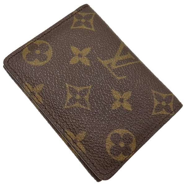 ルイヴィトン LOUIS VUITTON ラドロー M61927 モノグラム モノグラムキャンバス コインケース ゴールド金具 茶 カードケース