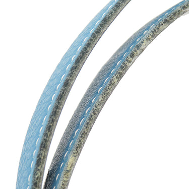 エルメス HERMES コンスタンスH ＃65 ブルージーン トゴ レザー #65 ベルト シルバー金具 Hバックル 青 グレー