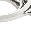 ノンブランド NON BRAND ヒスイ ダイヤリング プラチナシルバー Pt900 ヒスイ ダイヤモンド リング 指輪 翡翠 Pm900 10号