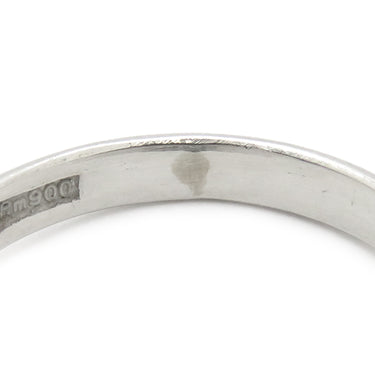 ノンブランド NON BRAND ヒスイ ダイヤリング プラチナシルバー Pt900 ヒスイ ダイヤモンド リング 指輪 翡翠 Pm900 10号