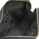 シャネル CHANEL シェブロン チェーンショルダー ブラック レザー ショルダーバッグ ゴールド金具 黒 Vステッチ