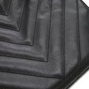 シャネル CHANEL シェブロン チェーンショルダー ブラック レザー ショルダーバッグ ゴールド金具 黒 Vステッチ