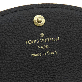 ルイヴィトン LOUIS VUITTON ポルトモネ ロザリ M81455 ノワール モノグラムアンプラント コインケース ゴールド金具 黒 小銭入れ カードケース 名刺入れ