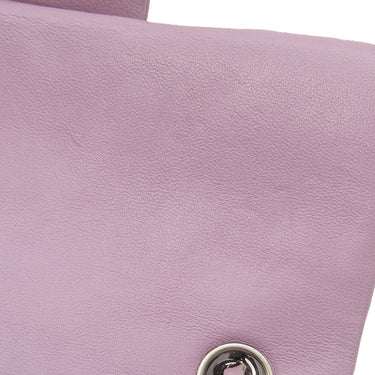 シャネル CHANEL ミニマトラッセ 17 チェーンショルダー パープル レザー ショルダーバッグ シルバー金具 薄紫