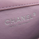 シャネル CHANEL ミニマトラッセ 17 チェーンショルダー パープル レザー ショルダーバッグ シルバー金具 薄紫