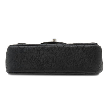 シャネル CHANEL ミニマトラッセ 17 チェーンショルダー A69900 ブラック キャビアスキン ショルダーバッグ シルバー金具 黒