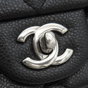 シャネル CHANEL ミニマトラッセ 17 チェーンショルダー A69900 ブラック キャビアスキン ショルダーバッグ シルバー金具 黒