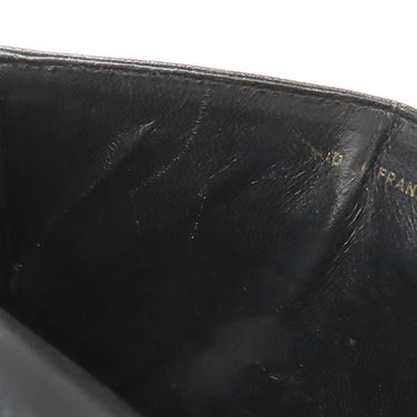 シャネル CHANEL ココマーク チェーンショルダー A01115 ブラック リザード ショルダーバッグ ゴールド金具 黒