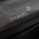 シャネル CHANEL ココマーク チェーンショルダー A01115 ブラック リザード ショルダーバッグ ゴールド金具 黒