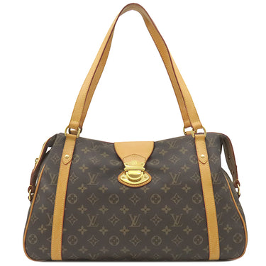 ルイヴィトン LOUIS VUITTON ストレーザ PM M51186 モノグラム モノグラムキャンバス ショルダーバッグ ゴールド金具 茶 肩掛け