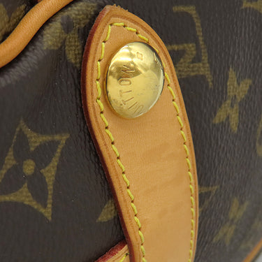 ルイヴィトン LOUIS VUITTON ストレーザ PM M51186 モノグラム モノグラムキャンバス ショルダーバッグ ゴールド金具 茶 肩掛け