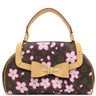 ルイヴィトン LOUIS VUITTON サックレトロ PM Ｍ92012 モノグラム モノグラム チェリーブロッサム ハンドバッグ ゴールド金具 村上隆 桜 茶