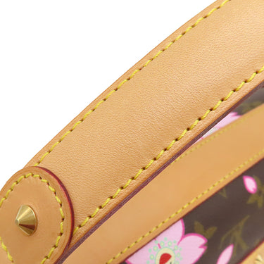 ルイヴィトン LOUIS VUITTON サックレトロ PM Ｍ92012 モノグラム モノグラム チェリーブロッサム ハンドバッグ ゴールド金具 村上隆 桜 茶