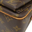 ルイヴィトン LOUIS VUITTON ヴィバシテ MM M51164 モノグラム モノグラムキャンバス ショルダーバッグ ゴールド金具 茶 肩掛け
