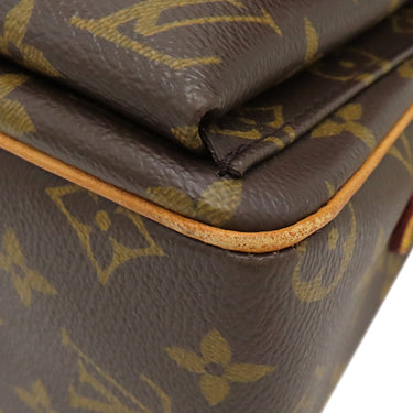 ルイヴィトン LOUIS VUITTON ヴィバシテ MM M51164 モノグラム モノグラムキャンバス ショルダーバッグ ゴールド金具 茶 肩掛け