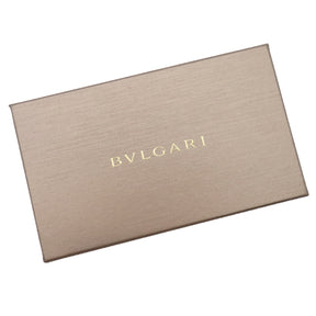 ブルガリ BVLGARI セルペンティスカリエ マン 284731 ブラック カーフ 長財布 シルバー金具 黒 二つ折り 札入れ