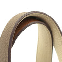 エルメス HERMES ピコタンロックMM カザック ゴールド×エトゥープ×ナタ トリヨンクレマンス ハンドバッグ シルバー金具 茶 グレージュ オフホワイト