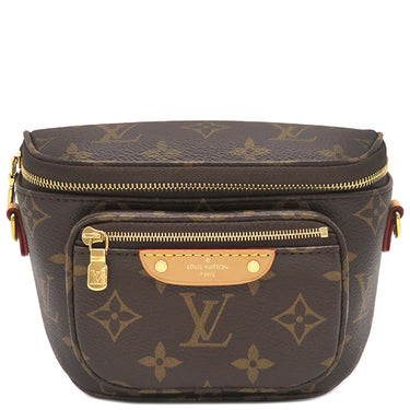 ルイヴィトン LOUIS VUITTON ミニ バムバッグ M82335 モノグラム モノグラムキャンバス 2WAYバッグ ゴールド金具 チェーン ハンドバッグ 肩掛け 斜め掛け