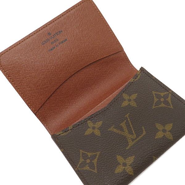 ルイヴィトン LOUIS VUITTON アンヴェロップ カルト ドゥ ヴィジット M62920  モノグラム モノグラムキャンバス 名刺入れ 茶 カードケース 定期入れ