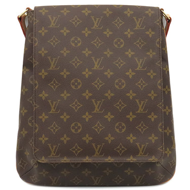 ルイヴィトン LOUIS VUITTON ミュゼット M51256 モノグラム モノグラムキャンバス ショルダーバッグ ゴールド金具 茶