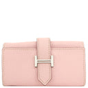 エルメス HERMES ベアン 4連キーケース ローズサクラ シェーブル キーケース シルバー金具