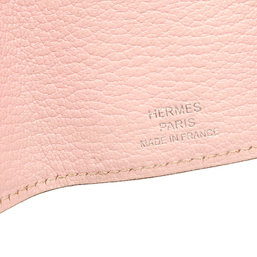 エルメス HERMES ベアン 4連キーケース ローズサクラ シェーブル キーケース シルバー金具