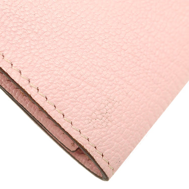 エルメス HERMES ベアン 4連キーケース ローズサクラ シェーブル キーケース シルバー金具