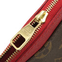 ルイヴィトン LOUIS VUITTON ナノ パラス M61254 スリーズ モノグラムキャンバス ショルダーバッグ ゴールド金具 赤 茶 斜め掛け