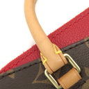 ルイヴィトン LOUIS VUITTON ナノ パラス M61254 スリーズ モノグラムキャンバス ショルダーバッグ ゴールド金具 赤 茶 斜め掛け