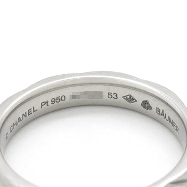 シャネル CHANEL マトラッセ  プラチナシルバー Pt950 #53(JP13) リング 指輪 12号