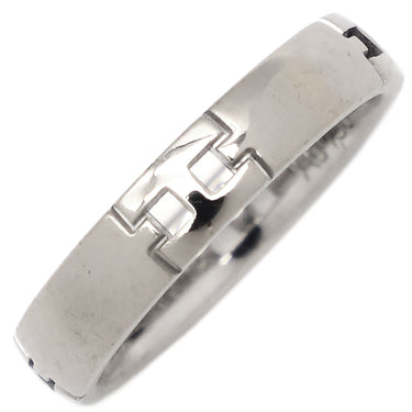 エルメス HERMES ヘラクレス ホワイトゴールド K18WG リング 指輪 Au750 18K 18金 ウェディング マリッジリング Hモチーフ 5号