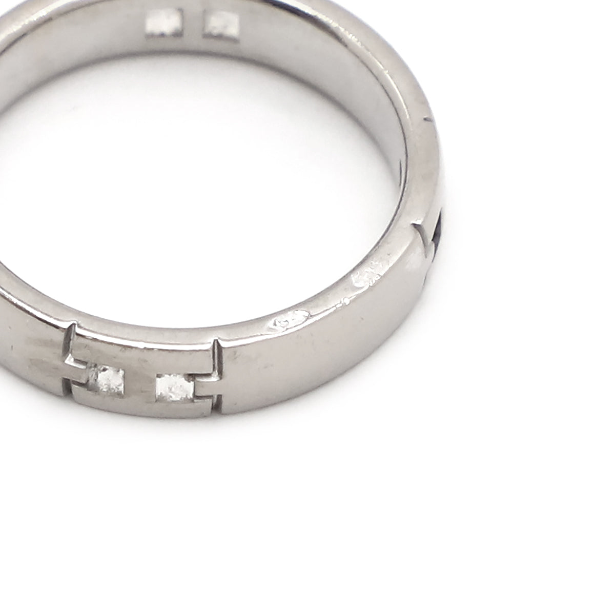 エルメス　ヘラクレスダイヤホワイトゴールドAU750 リング エルメスヘラクレスダイヤホワイトゴールドAU750 リング