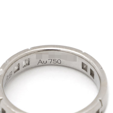 エルメス HERMES ヘラクレス ホワイトゴールド K18WG リング 指輪 Au750 18K 18金 ウェディング マリッジリング Hモチーフ 5号