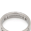 エルメス HERMES ヘラクレス ホワイトゴールド K18WG リング 指輪 Au750 18K 18金 ウェディング マリッジリング Hモチーフ 5号