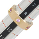 カルティエ Cartier ラブリング フル ピンクサファイア ピンクゴールド K18PG ピンクサファイア #49(JP9) リング 指輪 LOVE Ring 750 18K PG 18金 8.5号