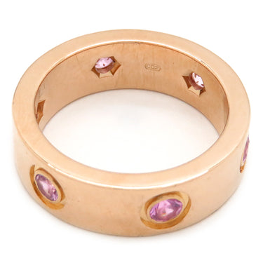 カルティエ Cartier ラブリング フル ピンクサファイア ピンクゴールド K18PG ピンクサファイア #49(JP9) リング 指輪 LOVE Ring 750 18K PG 18金 8.5号