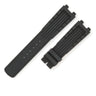 ブレゲ BREGUET マリーン 3 5517 5547用 ラバーバンド ブラック ラバー 腕時計パーツ 未使用 純正 替え 予備 スペア ベルト ストラップ 22mm ブラック 黒