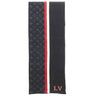 ルイヴィトン LOUIS VUITTON エシャルプ LV バーシティ M77936 ネイビー ウール 14037 マフラー 紺 モノグラム