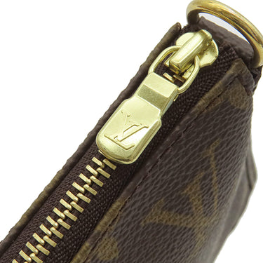 ルイヴィトン LOUIS VUITTON ポシェット アクセソワール M40712 モノグラム モノグラムキャンバス アクセサリーポーチ ゴールド金具 茶 ハンドバッグ