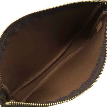 ルイヴィトン LOUIS VUITTON ポシェット アクセソワール M40712 モノグラム モノグラムキャンバス アクセサリーポーチ ゴールド金具 茶 ハンドバッグ