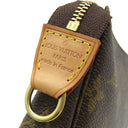 ルイヴィトン LOUIS VUITTON ポシェット アクセソワール M40712 モノグラム モノグラムキャンバス アクセサリーポーチ ゴールド金具 茶 ハンドバッグ