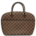 ルイヴィトン LOUIS VUITTON サリア オリゾンタル N51282 ダミエエベヌ ダミエキャンバス ハンドバッグ ゴールド金具 茶 ボストン