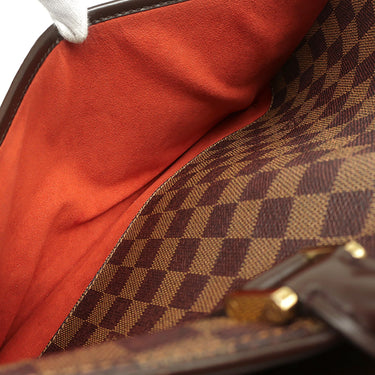 ルイヴィトン LOUIS VUITTON サリア オリゾンタル N51282 ダミエエベヌ ダミエキャンバス ハンドバッグ ゴールド金具 茶 ボストン