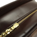 ルイヴィトン LOUIS VUITTON サリア オリゾンタル N51282 ダミエエベヌ ダミエキャンバス ハンドバッグ ゴールド金具 茶 ボストン