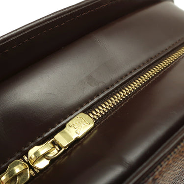 ルイヴィトン LOUIS VUITTON サリア オリゾンタル N51282 ダミエエベヌ ダミエキャンバス ハンドバッグ ゴールド金具 茶 ボストン